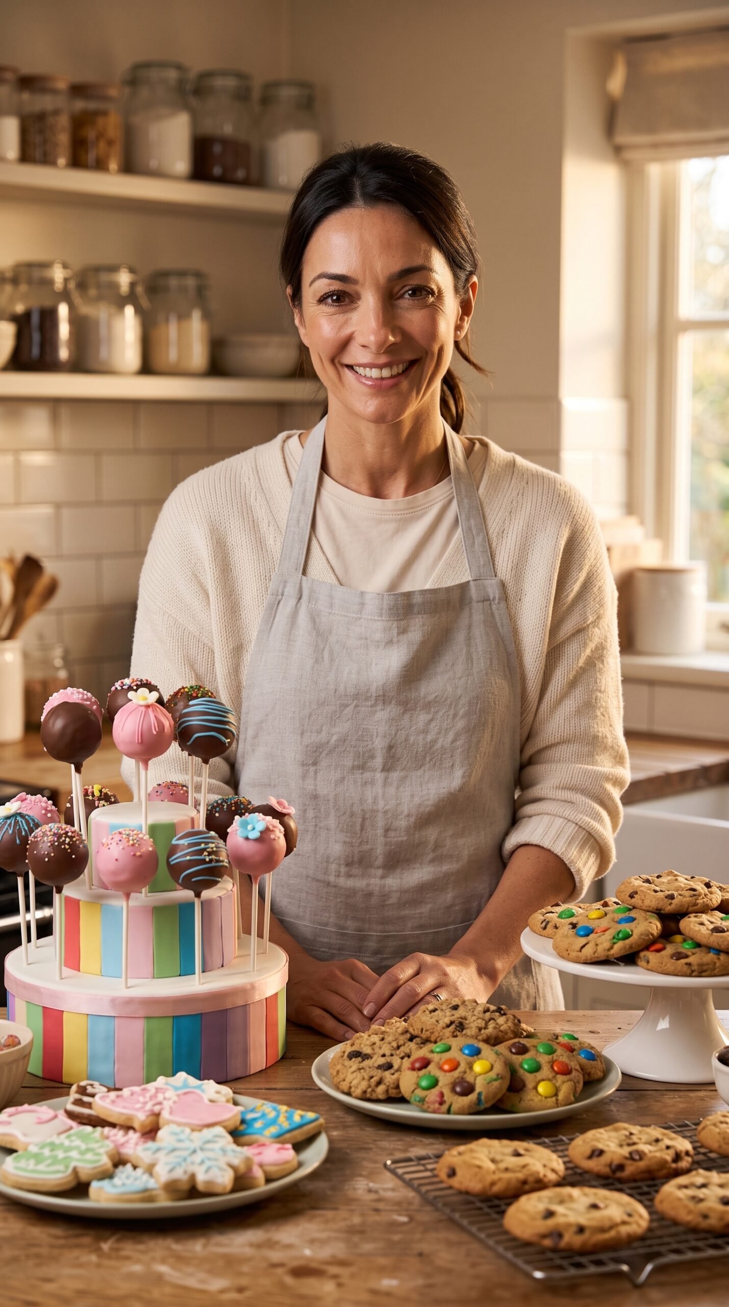 In the kitchen